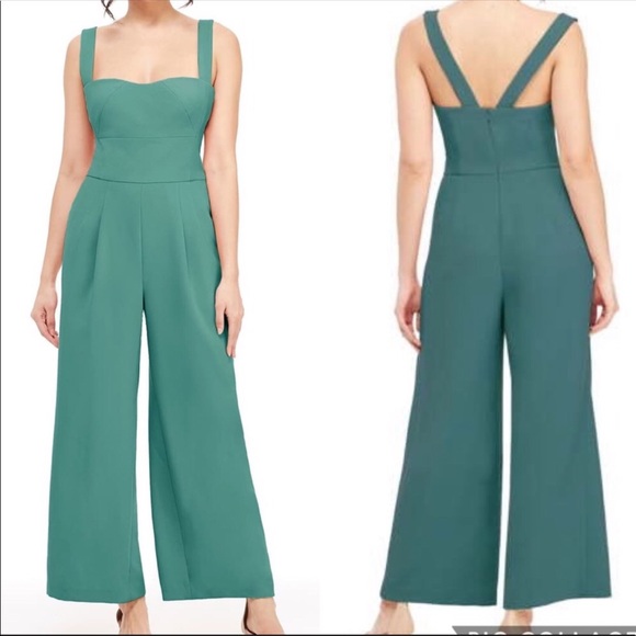 Gal Meets Glam Pants - Gal Meets Glam Nicole Green Jumpsuit 12P